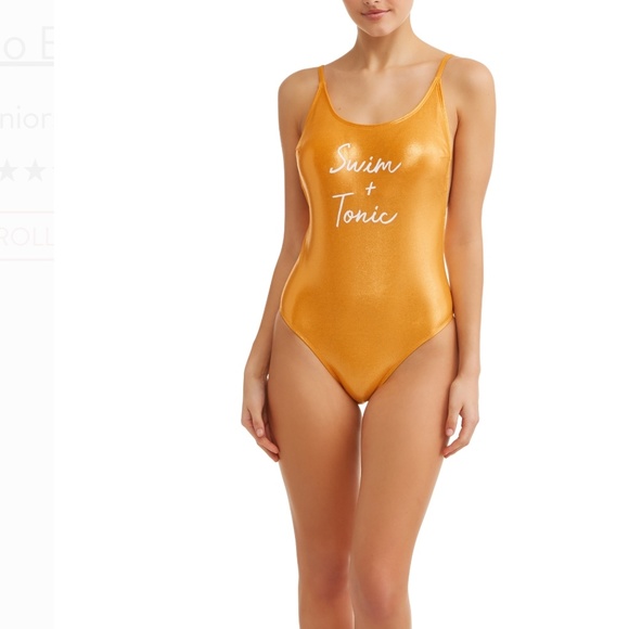 gold foil swimsuit